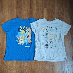 2 - Bluey | Kids' Short Sleeve Graphic Tees | S & XXS